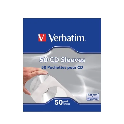 Disc DVD/CD Verbatim funda papel 50 unidades