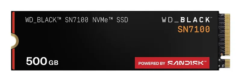 HDD SSD M2 500GB. WD SN7100 Black NVMe Gen4