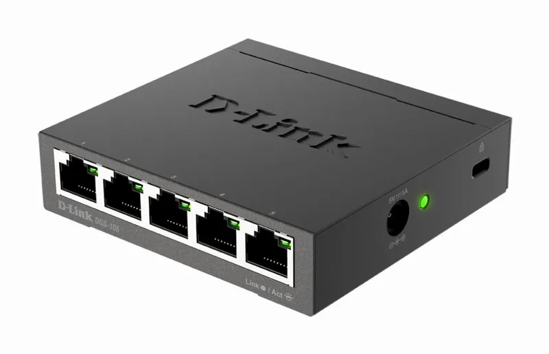 Switch 5P D-link 10/100/1000 DGS-105 MONT PARE EU