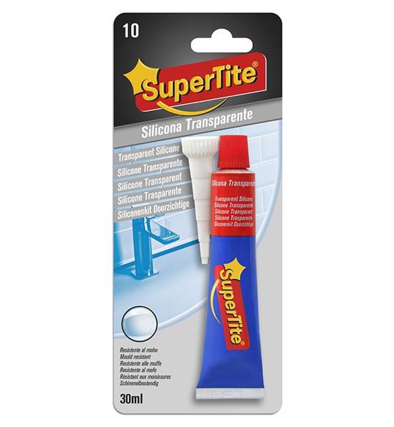 Supertite 2410 Silicona Translucida 30Ml 12Pcs