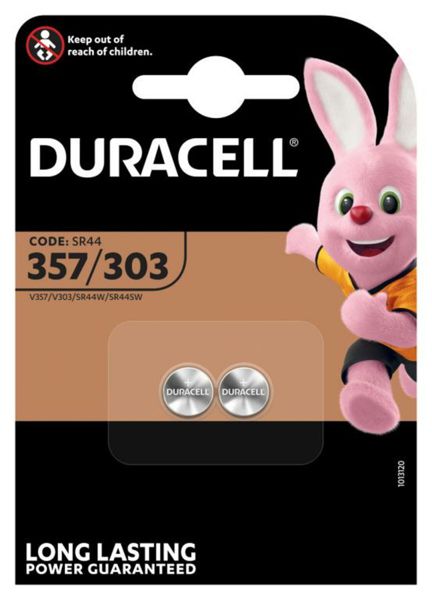 357/303 Pila Boton Duracell