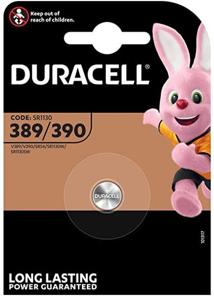 389/390 Pila Boton Duracell