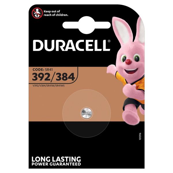 392/384 Pila Boton Duracell