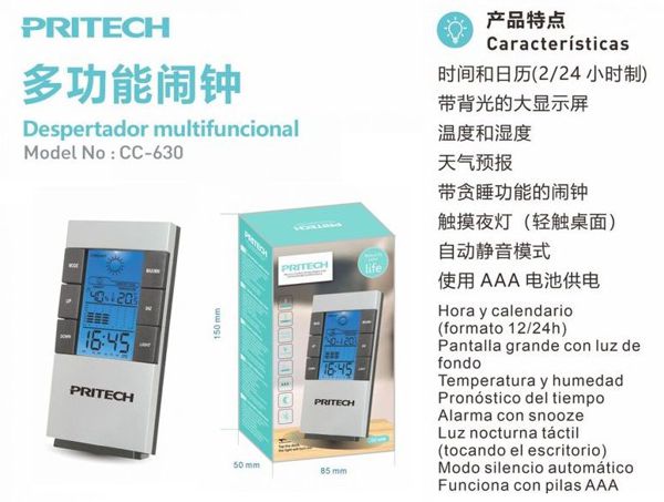 Pritech Cc-630 Pronostico De Estacion