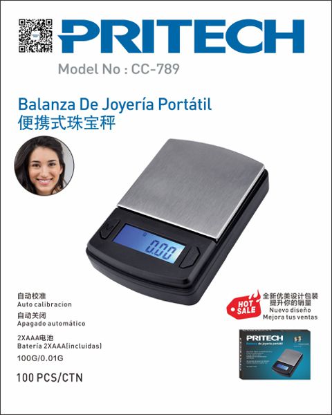 Pritech Cc-789 Escala Bolsillo