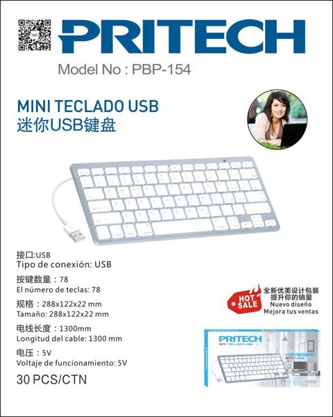 Mini Teclado Inalambrico