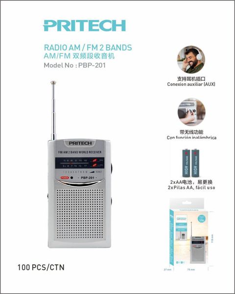 Pritech Pbp-201 Radio 2 Bandas