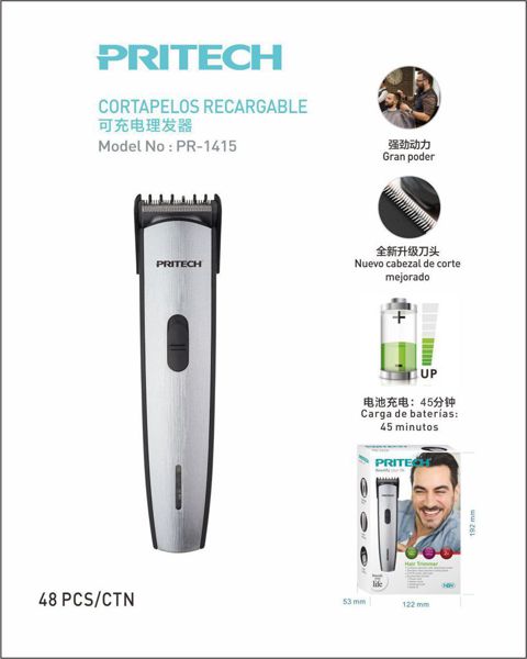 Pritech Pr-1415 Corta Pelo Con Cable