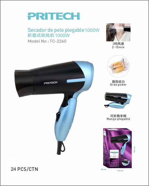 Pritech Tc-2260 Secador 1000W