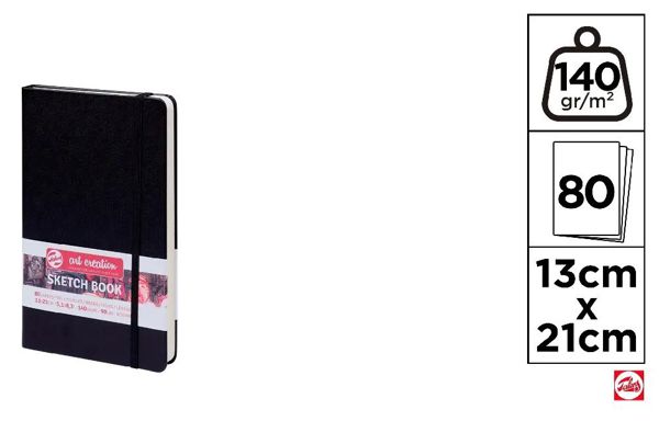 MP 9314002M TAC SK.Block NEGRO 13 x 21 cm 140 g TALENS