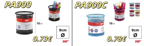 MP PA900 PA900C PORTALáPICES REDONDO 10 x 9 cm