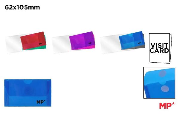 MP PC028 CARPETA SOBRE CIERRE BOTóN VISITA 105 x 62mm