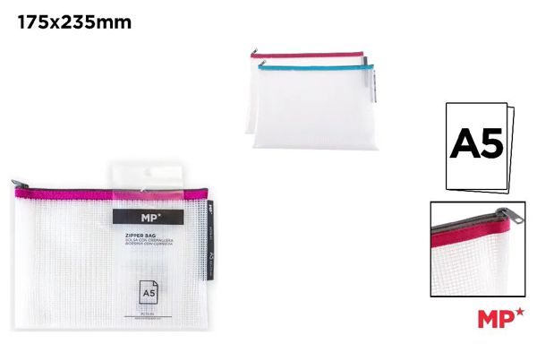 Mp Pc113-A5 Bolsa Transparente Eva Con Cremallera A5