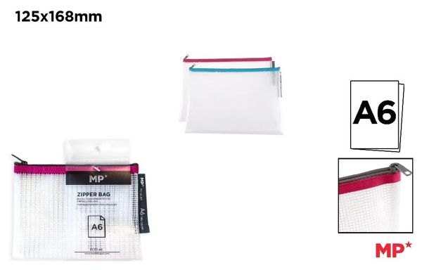 Mp Pc113-A6 Bolsa Transparente Eva Con Cremallera A6