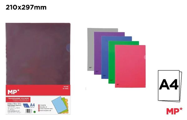 Mp Pc146 Dossier U?Ero Transparente A4 Colores.