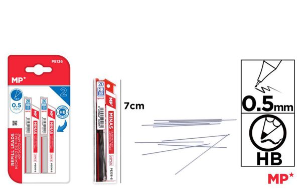 Mp Pe136 Set De 2 Estuches De Minas 0.5