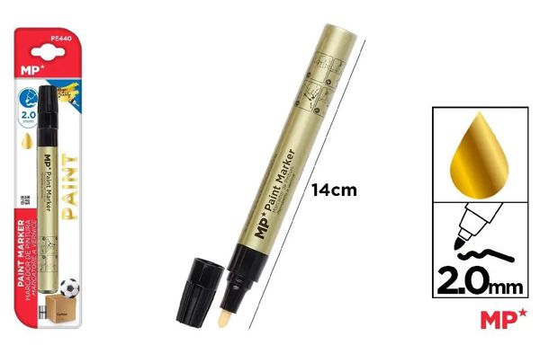 Mp Pe440 Marcador De Pintura Oro Mp