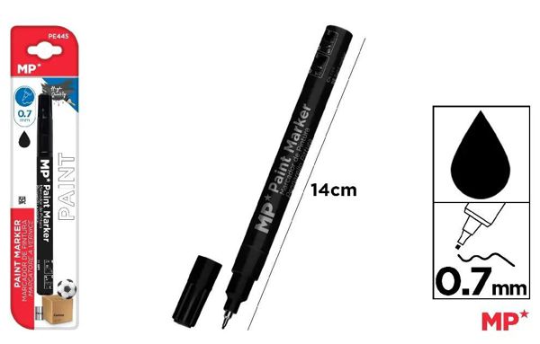 Mp Pe445 Marcador De Pintura Fino Negro