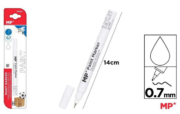 Mp Pe453 Marcador De Pintura Fino Blanco