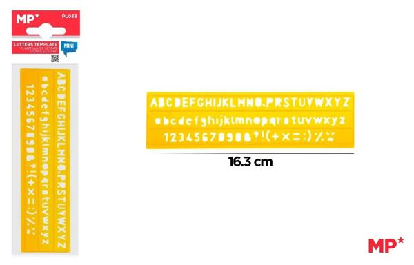 Mp Pl033 Plantilla De Letras Mini