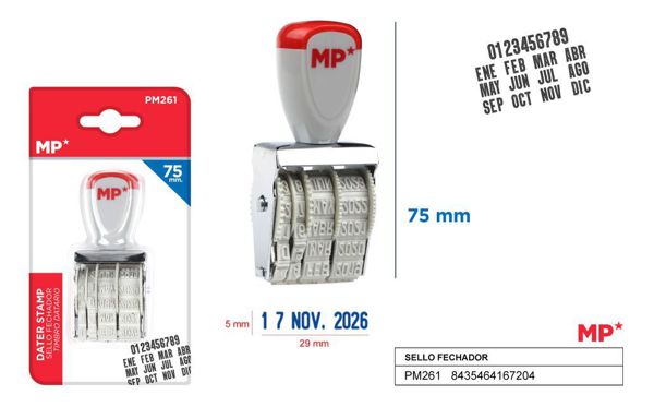 Mp Pm261 Sello Fehcador 5*29Mm