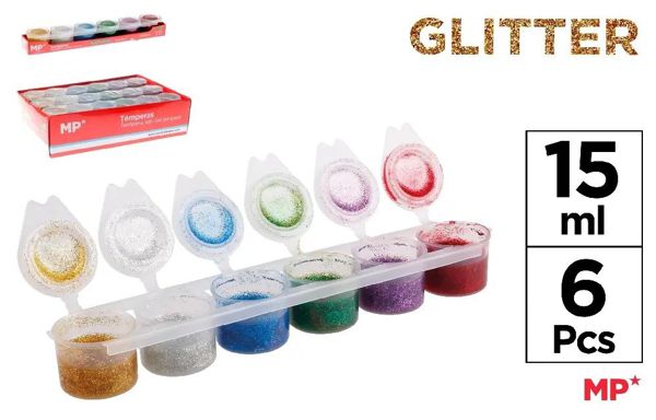 MP PP162-04 TéMPERA 6 COLORES PURPURINA