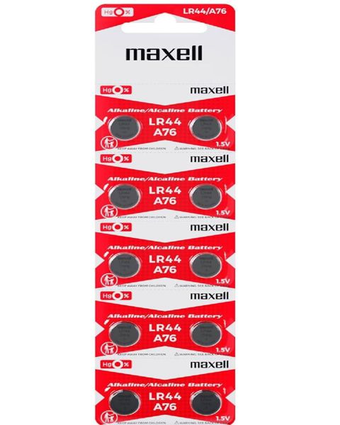 Lr44 Pila Boton Maxell