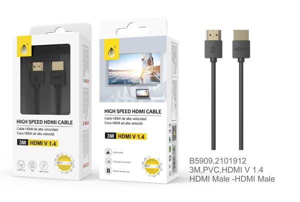 One Plus 2101912 B5909 Cable Hdtv 4K 1080P 3M