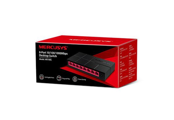Ms108G Switch 8 Puertos 1000Mbps Mercusy