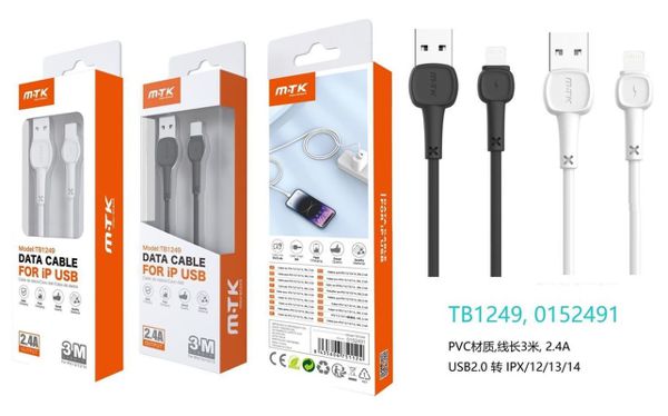 Mtk 0152491 Tb1249 Cable M.Karron Ip5-11 2.0A 3M