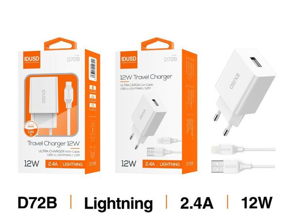 Idusd D72B Smart Chager 2.4A Iphone