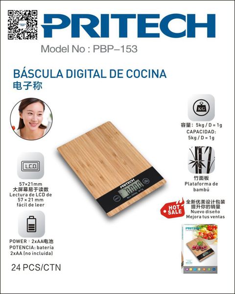 Pritech Pbp-153 Balanza De Cocina