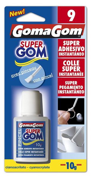 Gomagom 15017 Blister Ciano 10 Pincel 12Pcs