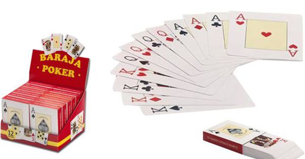 1209 Baraja Poker C/Carton 12/Und