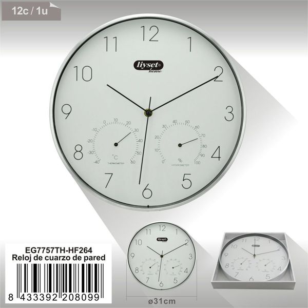 Reloj De Pared（Plata）