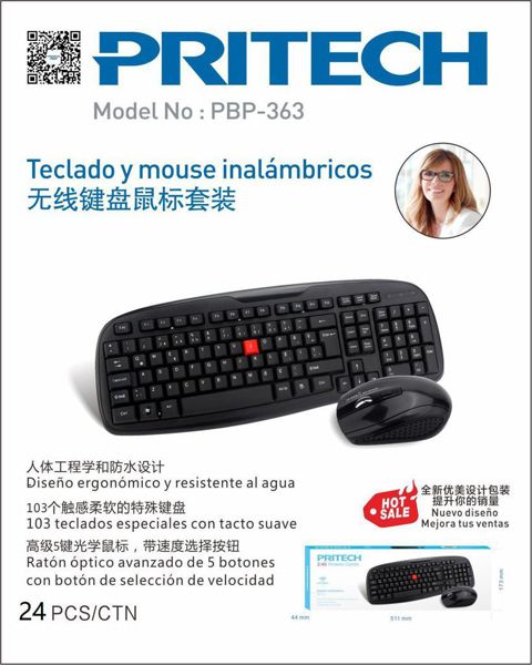 Raton Teclado Wireless
