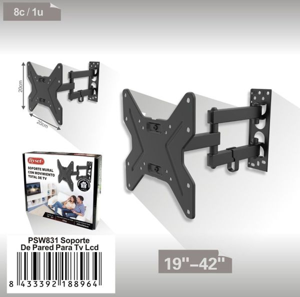 Soporte De Pared Para TV Lcd 19'-42'