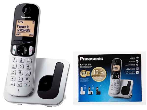 Panasonic Kx-Tgc210 Telefono Con Mano Libre Negro