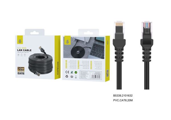 One Plus 2101632 B5339 Cable Internet Cat 20M Negro