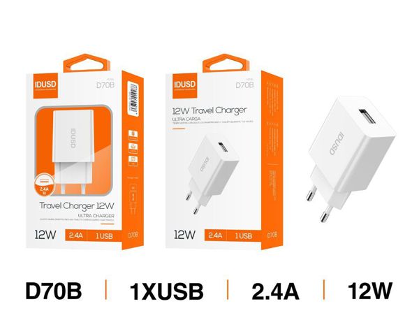 Idusd D70B Smart Charger 2.4A