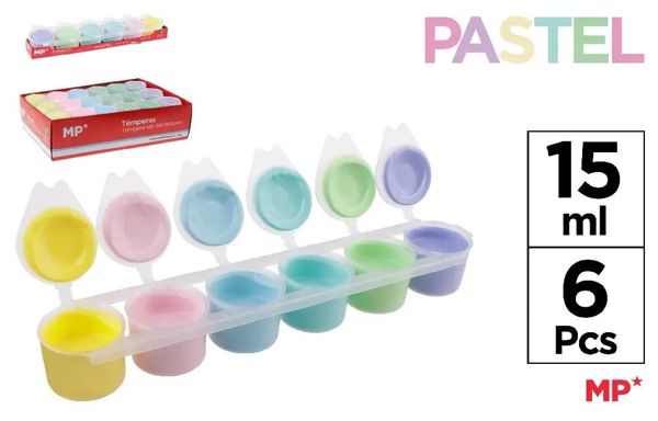 Mp Pp162-05 Plascolor Set Tempera 6 Color Standard