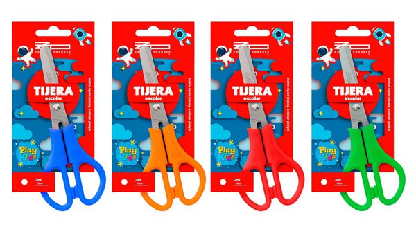 Zp 063006 Blister Tijera Escolar