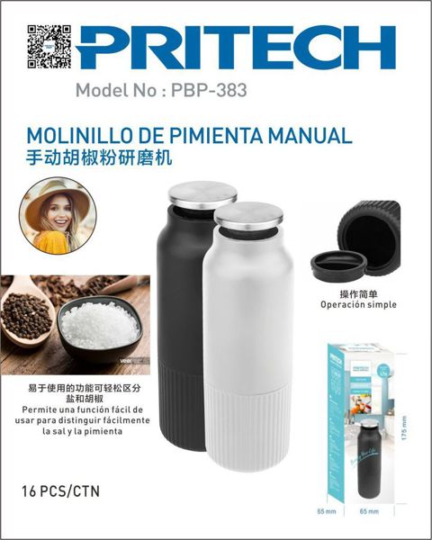Pritech Pbp-383 Molinillo De Pimenta Manuel