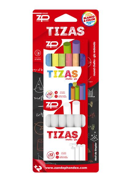 Zp 038102 Blister 2 Cajitas Tizas