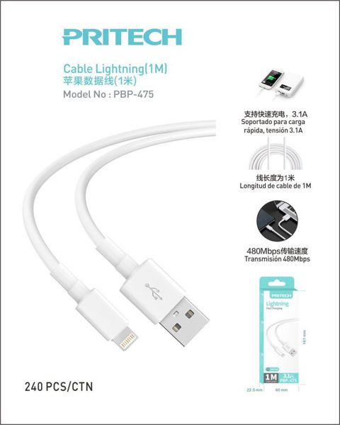 Pritech Pbp-475 Cable Lightning
