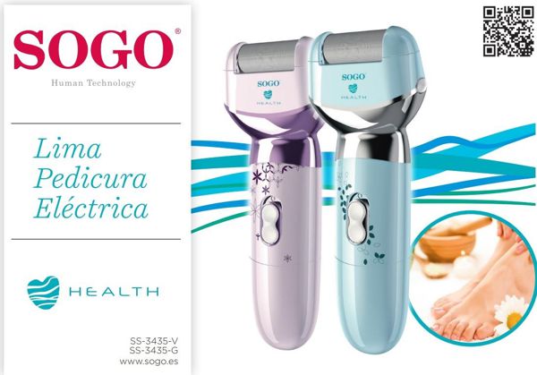 Sogo Ss-3435-G Lima Pedicura Electrica
