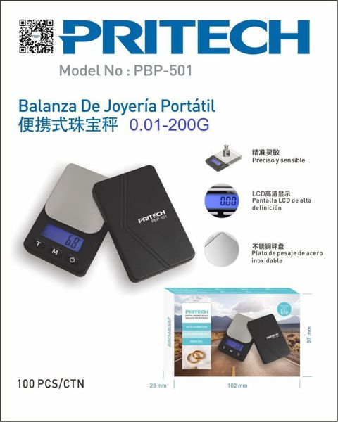 Pritech Pbp-501 Basculas 0.01G