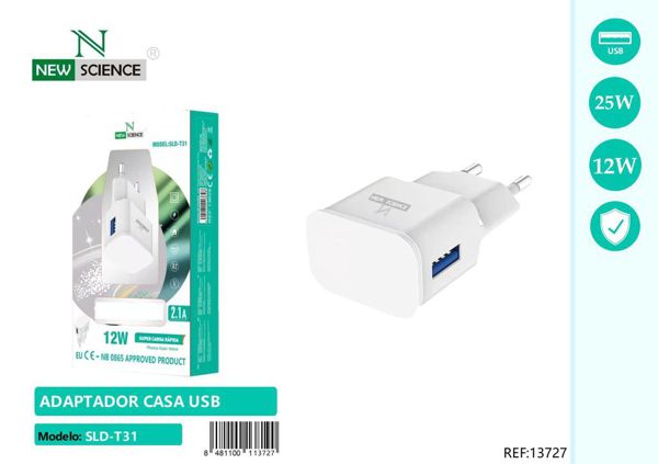 New Science Sld-T31 Adaptador 2.1A