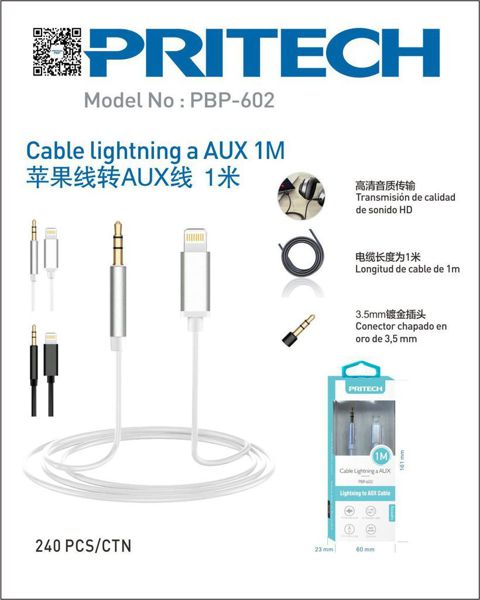 Pritech Pbp-602 Cable Iph A Aux 1M