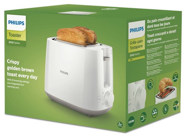 Philips Hd2581/00 Blanco Tostador Daily